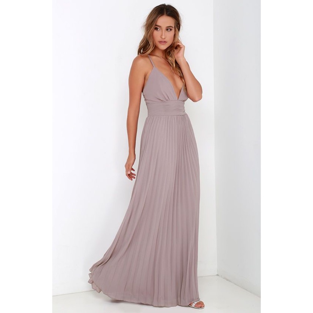 Lulus purple maxi dress
